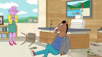 The original painting, the inspiration for the table in the office of Bojack Houseman