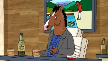 Original David Hockney painting used for the artwork (Bojack in a pool) in Bojack Horseman's office