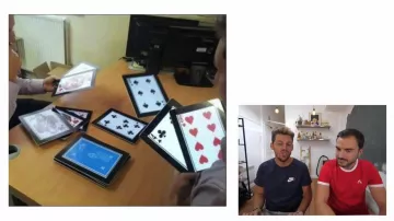 IPad tablet-black (tablet) seen in the video "the worst delusions of the rich" de Pierre Croce