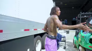Le caleçon noir Calvin Klein Jeans que porte le rappeur Wiz Khalifa sur Instagram