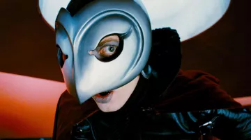 The replica of the mask of Winslow Leach (William Finley) in Phantom of the paradise