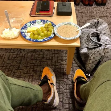 Sneakers Nike Air Max 1 Premium Qs "safari" made by Shannon Sharpe on the account instagram @complexsneakers