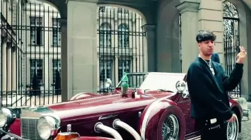 La Excalibur Phaeton série 3 de Ufo361 dans son clip 40K
