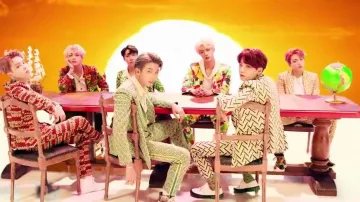 Contraste sole sneakers worn by V in BTS (방탄소년단) 'IDOL' Official MV