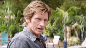 Grey denim shirt worn by Billy (Denis Leary) as seen in Animal Kingdom S03E04
