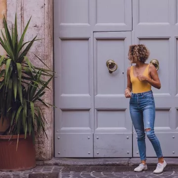 Le débardeur à dos nageur de Martina De Nisi sur son compte Instagram @martidenisi_