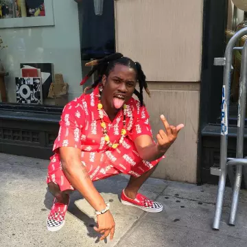 La paire de Vans Slip-on de Denzel Curry sur son compte Instagram @denzelcurryph