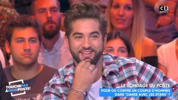 The plaid shirt of Kendji Girac in #TPMP't Touch my post of September 3, 2018