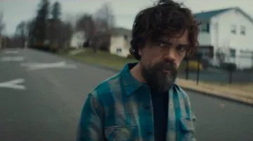 The plaid shirt worn by Del (Peter Dinklage) in I Think We're Alone Now