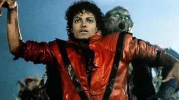 Michael Jackson veste rouge comme dans le Thriller