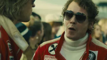 Sunglasses Carrera 80 worn by Niki Lauda (Daniel Brühl) in Rush
