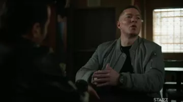 Green jacket worn by Tommy Egan (Joseph Sikora) as seen in Power S05E09