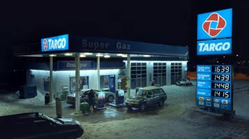 La gasolinera Super Gaz de Quebec pasó a llamarse Targo en los Alpes en la serie Jack Ryan S01E04