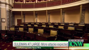 La Old Senate Chamber du Capitole de Washington DC dans la série Jack Ryan S01E08