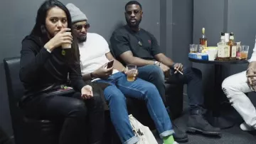 Boots black Timberland worn by Damso in her video clip N. J Respect R