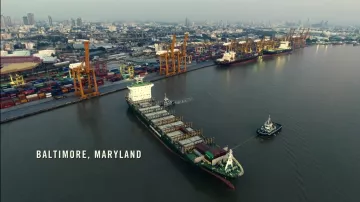 Le Khlong Toei Port de Bangkok présenté comme port de Baltimore dans la série Jack Ryan S01E08