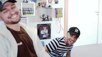 La casquette des New York Yankees New Era porté par Squeezie dans sa vidéo YouTube J'AI RENCONTRÉ MON SOSIE !