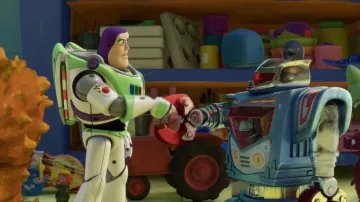 La réplica en estatuilla de Sparks en Toy Story 3