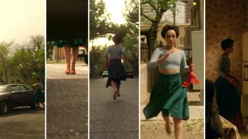 La jupe émeraude de Tulip O'Hare (Ruth Negga) dans Preacher S01E08