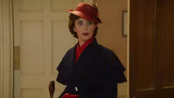 The umbrella head parrot from Mary Poppins (Emily Blunt) in The Return of Mary Poppins
