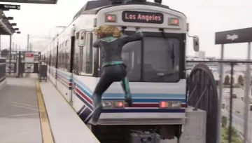 The metro station Douglas Los Angeles in Captain Marvel