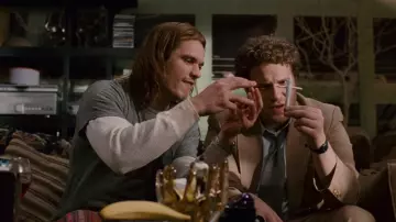 La réplique du joint en forme de croix fumé par Dale Denton (Seth Rogen) dans Délire Express (Pineapple Express)