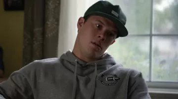 Theories Magic Bullets Grey Hoodie worn by Dylan Maxwell (Jimmy Tatro) as seen in American Vandal S01E02