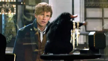 The replica of a Niffler in Fantastic Animals