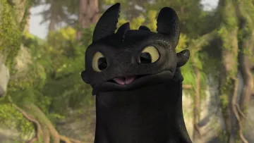 The replica of the dragon Krokmou in dragons