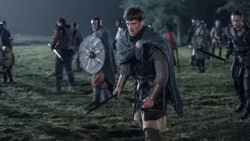 Aldhelm's (James Northcote) leather bracers as seen in The Last Kingdom S02E08