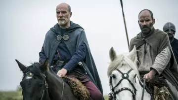 Odda the Elder's (Simon Kunz) cloak as seen in The Last Kingdom S02E08