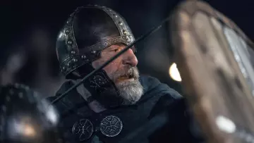 Odda the Elder's (Simon Kunz) cloak clasp as seen in The Last Kingdom S02E08
