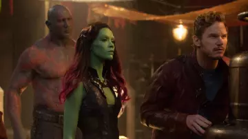 Le costume en cuir de Gamora (Zoe Saldana) dans Les Gardiens de la Galaxie