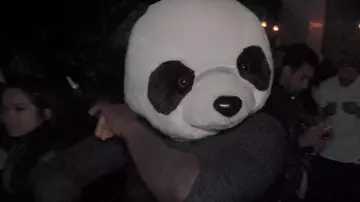 The head of panda in the clip Mans not hot Big Shaq