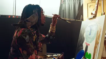 La chemise à fleurs Off White de Quavo dans le video clip "No Brainer"de DJ Khaled ft. Justin Bieber, Chance the Rapper