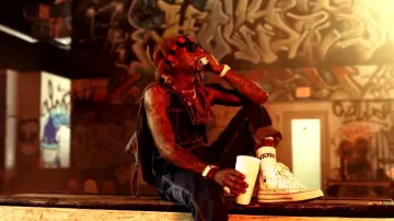 Les chaussettes montantes Vans de Lil Wayne dans Swizz Beatz - Pistol On My Side (P.O.M.S) ft. Lil Wayne