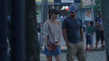 La jupe en jean déchirée de Cora Tannetti (Jessica Biel) dans The Sinner (S01E02)