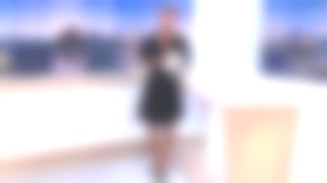 La robe noire courte de Carole Gaessler dans le 19/20 du 25/09/18 sur France 3