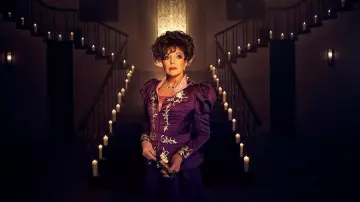 joan collins purple wedding dress Joan Collins, 1954 **