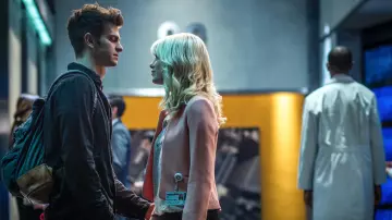 Jansport backpack worn by Peter Parker (Andrew Garfield) as seen in The Amazing Spider-Man