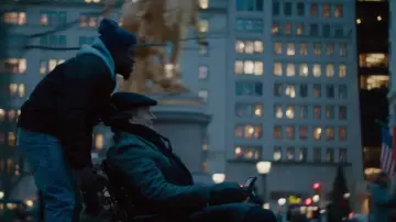 La statue du General William Tecumseh Sherman sur Grand Army Plaza à New-York dans The Upside