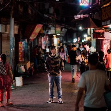 Sneakers Adidas Yeezy Boost 700 "wave Runner" made by Martin Garrix on his account Instagram (@martingarrix)