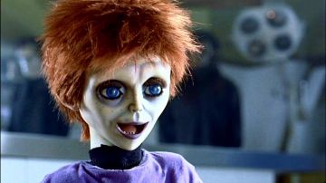 La máscara del hijo de Chucky, Glen, en la película Chucky's Son