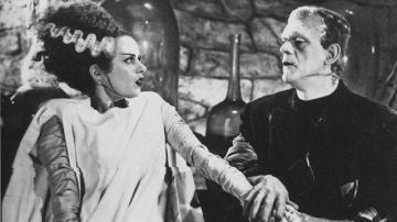The disguise of Mary Wollstonecraft Shelley / The Monster''s Mate (Elsa Lanchester) in Bride of Frankenstein