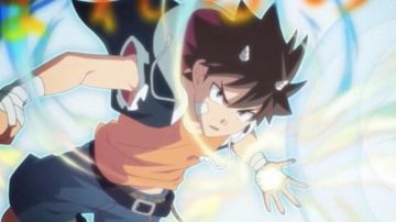 La perruque brune des cheveux de Seth dans l'animé Radiant (2018)