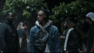 Louis Vuitton sling bag worn by XXXtentacion in the music video Moonlight