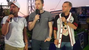 La chemise baseball Dolce & Gabbana de Squeezie dans la vidéo YouTube "Gotaga Show Barrière ► COMPLET - 2018"