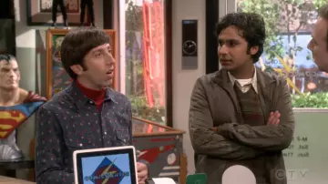 La chemise Urban Outfitters portée par Howard Wolowitz (Simon Helberg) dans The Big Bang Theory S12E02