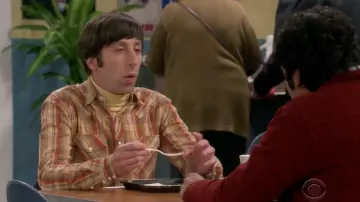 La chemise à carreaux Salt Valley de Howard Wolowitz (Simon Helberg) dans The Big Bang Theory S12E03