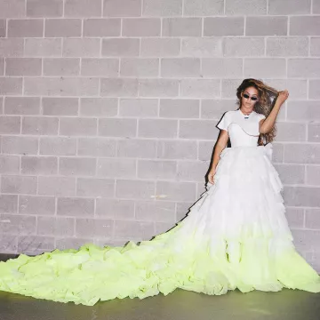 Dress Off-White Spring 2019 Beyoncé on the account instagram @beyonce